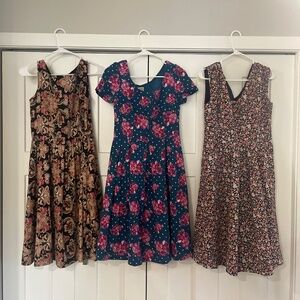 Lot of 15.5” waist Lindy Bop dresses